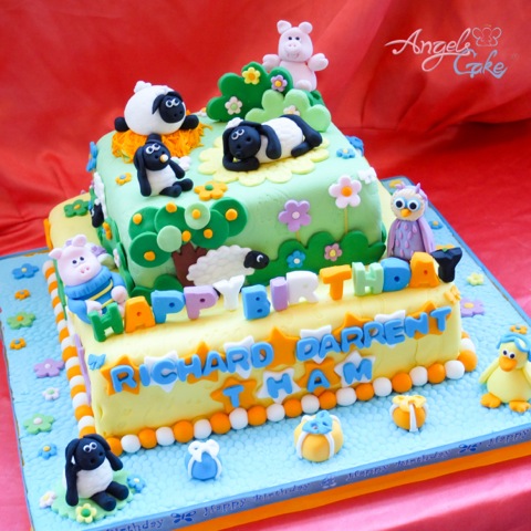Order Birthday Cake on Timmy Time And Shaun The Sheep   Angels Cake S Blog